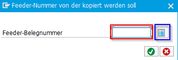 Eingabe Quellbelegnummer
