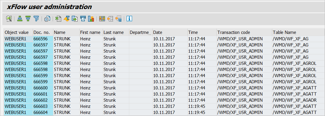 Left side of the screen